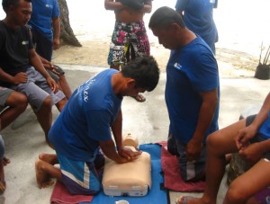 CPR Compressions and rescue training