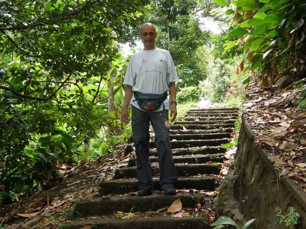 Huib exploring his Manado roots in North Sulawesi