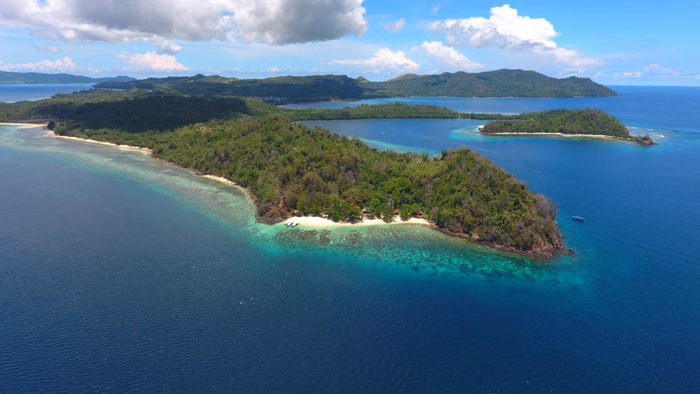 Tropical Island Bangka in North Sulawesi