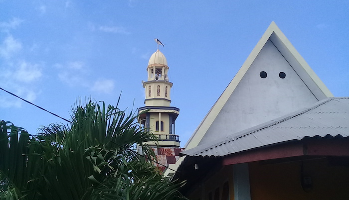 Bangka fish church spire